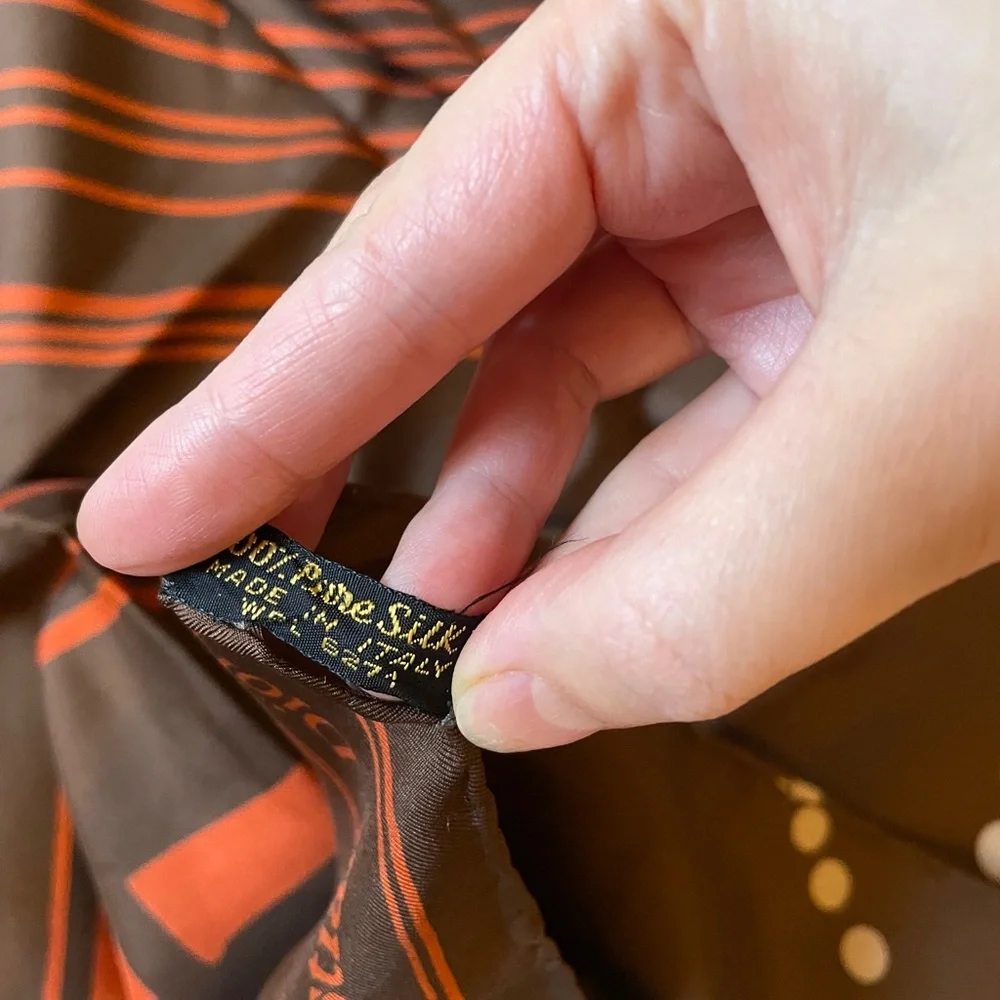 Christian Dior Vintage Silk Scarf Foulard